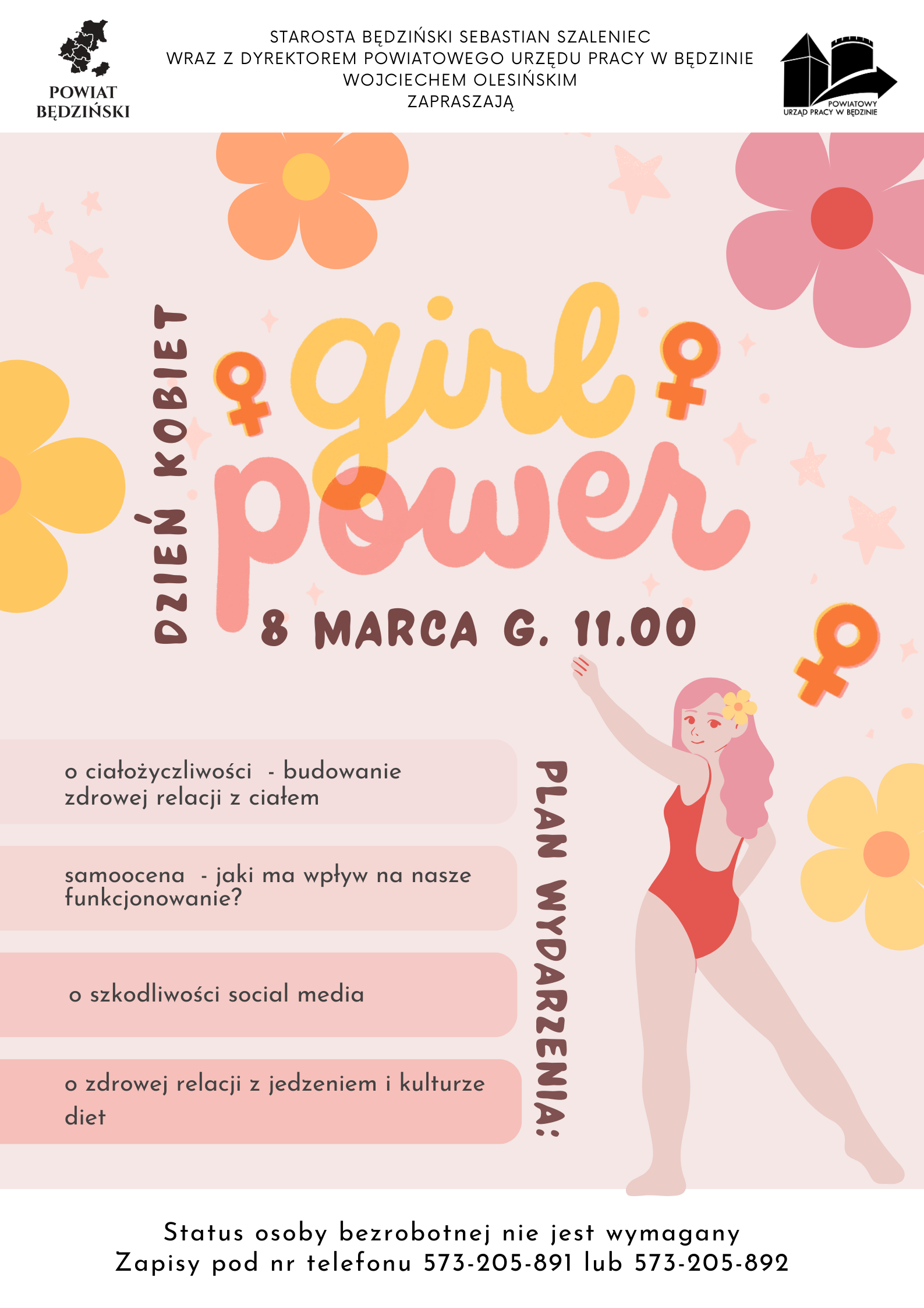 plakat promujący GIRL POWER