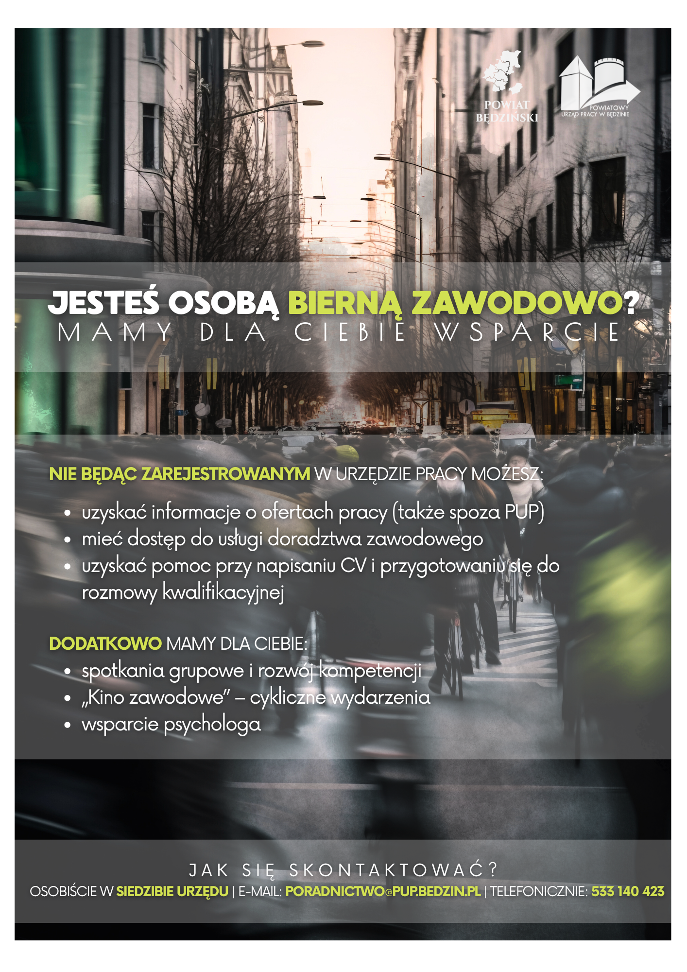 bierni zawodowo - plakat informacyjny
