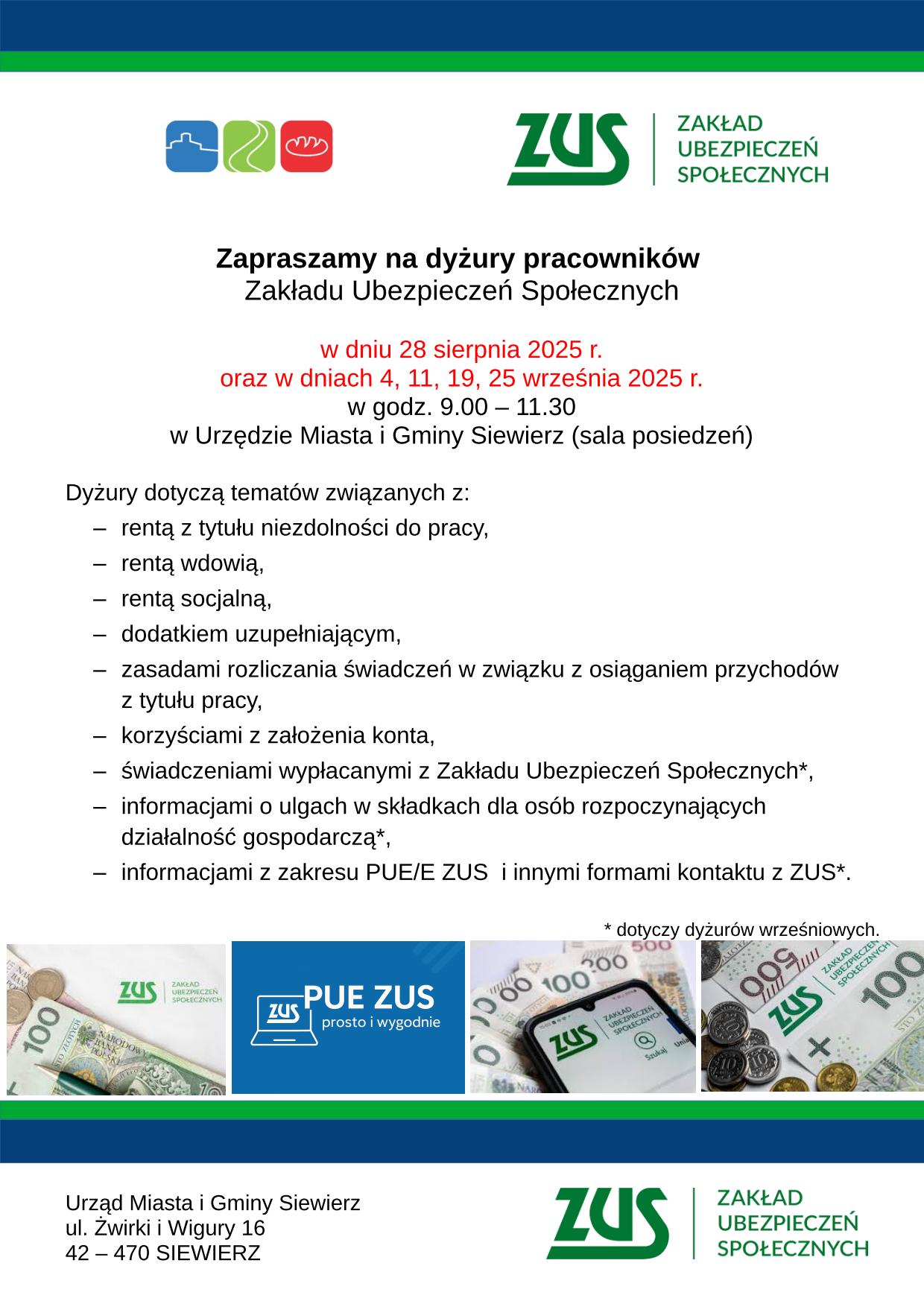 plakat informacyjny